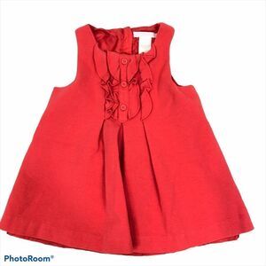 Janie‎ and Jack Red Italian Flower Dress 6-12 Mos